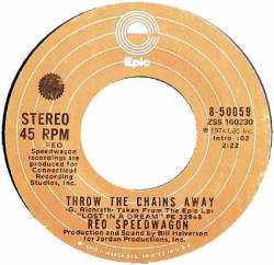 REO Speedwagon : Throw the Chains Away
